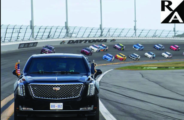 Victory Lap for America: Trump Roars Over and Onto Daytona 500 Track