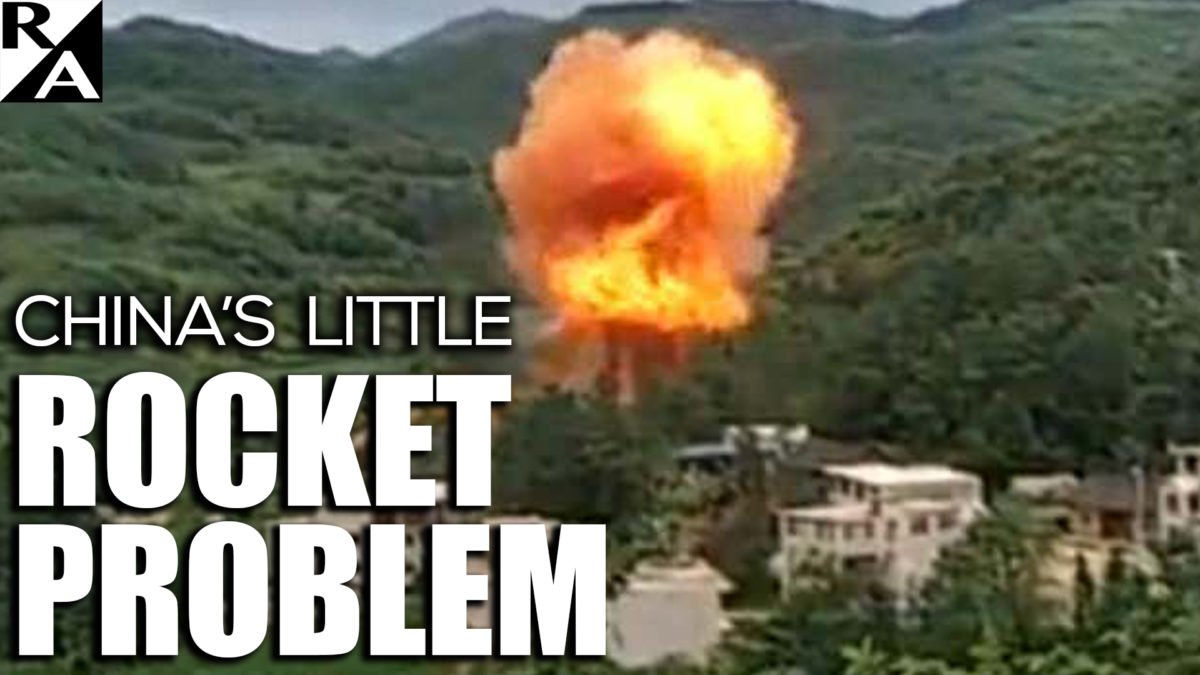 Chinese Rocket Crashes Near School, Nearly Killing Faceless Replaceable Masses