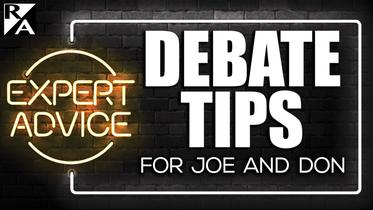 Trump-Biden Debate Prep Tactics: Joe Hates to Fake It, Trump Just Won't Do It