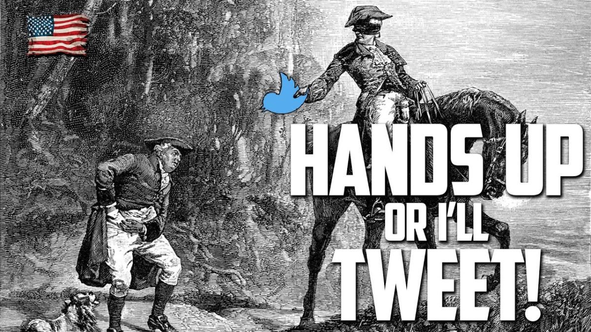 HANDS UP OR I'LL TWEET!