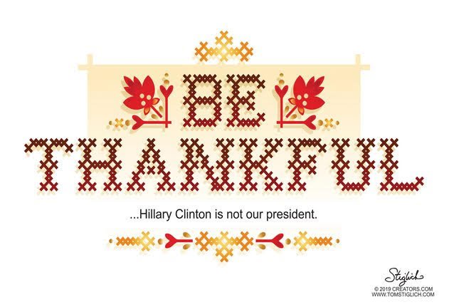 Thankful Hillary is not president-dce1ee6a