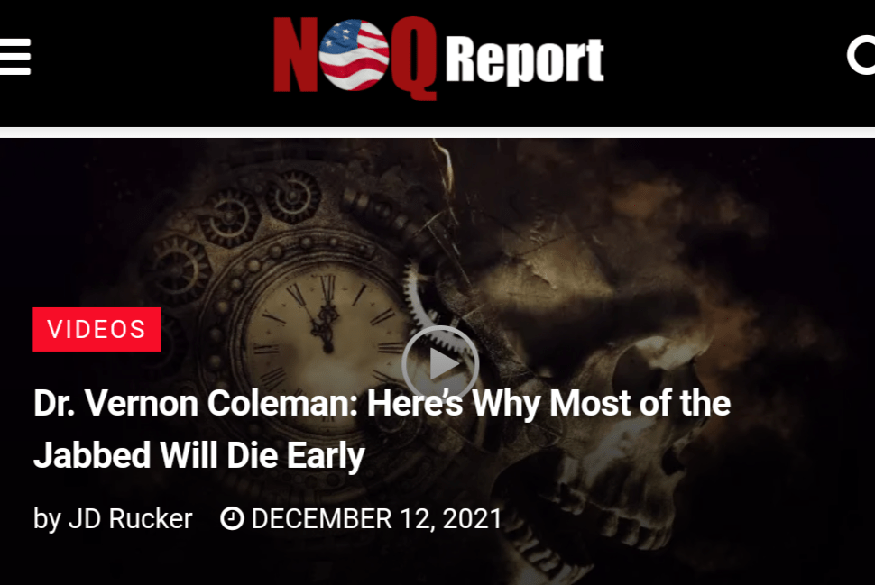 Dr. Vernon Coleman video why most of the Jabbed will die early-e91b9611