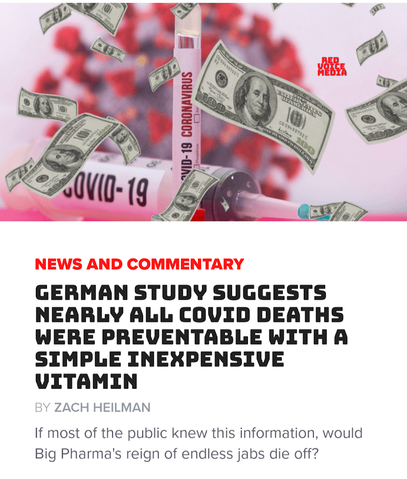 German Study suggests Wuhanvirus deaths were preventable with Vitamin D-2cbb3c28