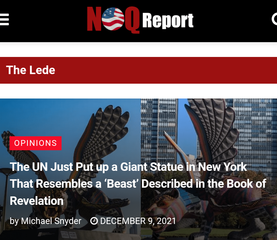 UN statue resembles beast described in Revelation-252bc53c