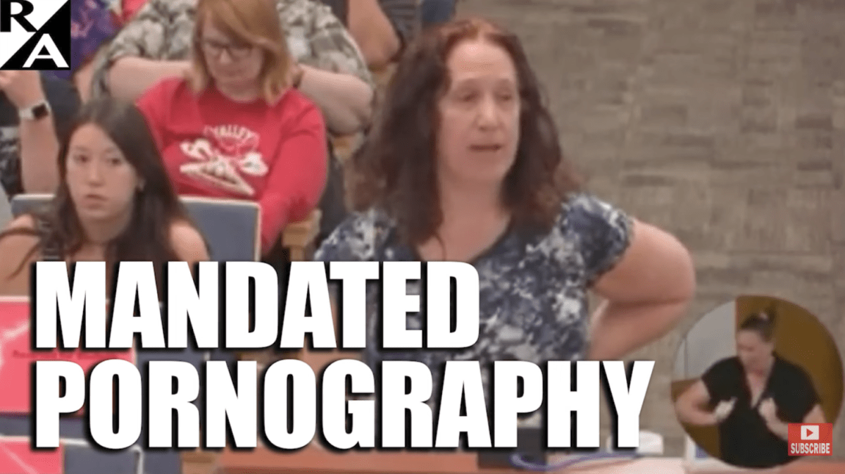 Mandated Pornography: Mom Reads Daughter's Obscene Textbook Aloud, School Board Cuts Her Mic